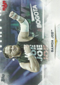 WWE Topps Undisputed 2020 Trading Card Samoa Joe No.22