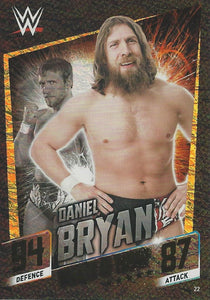 WWE Topps Slam Attax 2015 Then Now Forever Trading Card Daniel Bryan No.22