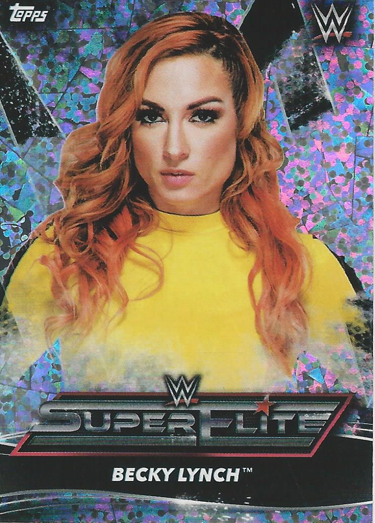 Topps WWE Superstars 2021 Trading Cards Becky Lynch SE5