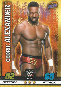 WWE Topps Slam Attax 10th Edition Trading Card 2017 Cedric Alexander No.230