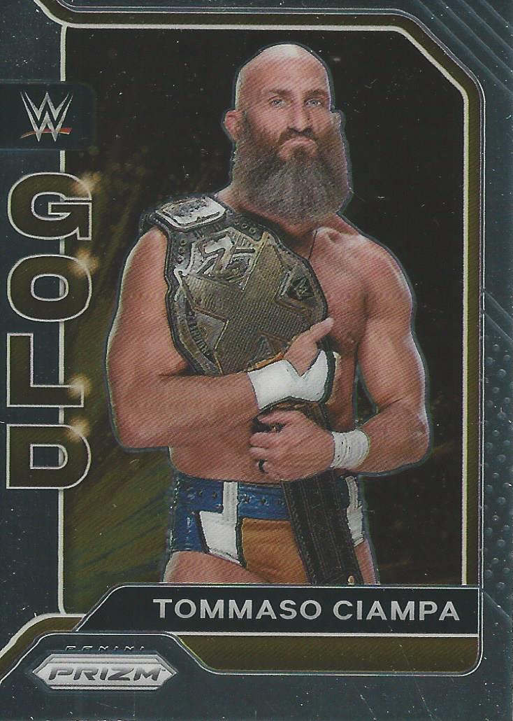 WWE Panini Prizm 2022 Trading Cards Gold Tommaso Ciampa No.4