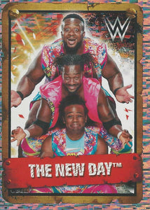 WWE Topps Stickers 2017 The New Day Foil No.230