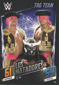 WWE Topps Slam Attax 2015 Then Now Forever Trading Card Los Matadores No.230