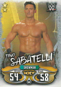 WWE Topps Slam Attax Live 2018 Trading Card Tino Sabatelli NXT No.231