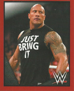 WWE Topps Then Now Forever 2016 Stickers The Rock No.231