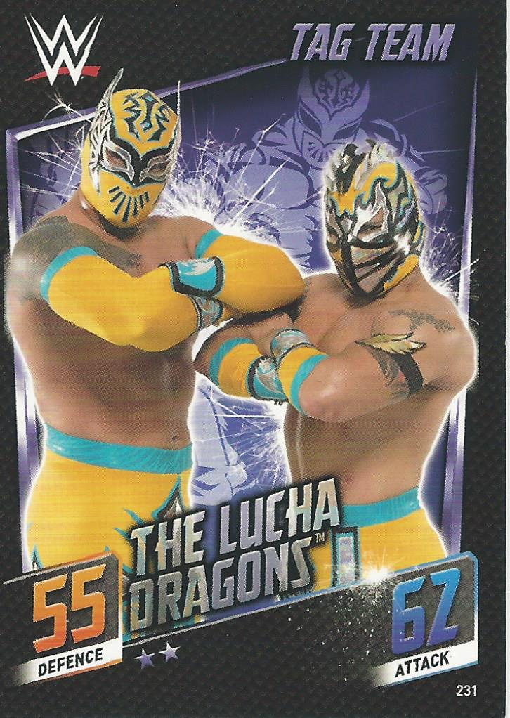 WWE Topps Slam Attax 2015 Then Now Forever Trading Card The Lucha Dragons No.231