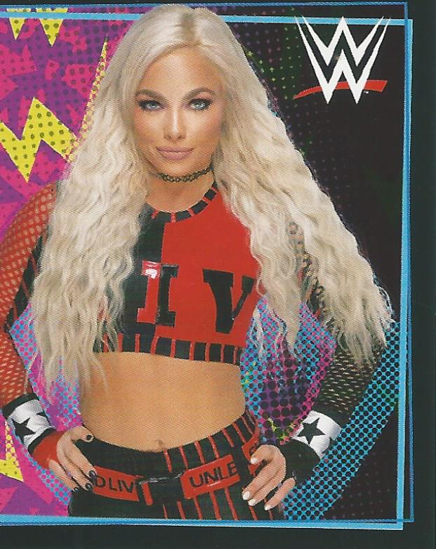 WWE Topps Road to Wrestlemania Stickers 2021 Liv Morgan No.232