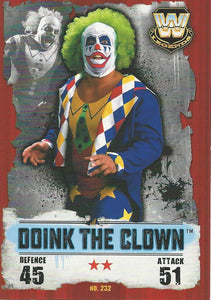WWE Topps Slam Attax Takeover 2016 Trading Card Doink the Clown No.232