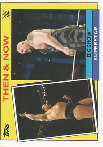 WWE Topps Heritage 2015 Trading Card Big Show 2 of 30