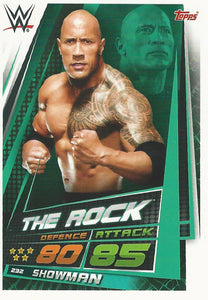 WWE Topps Slam Attax Universe 2019 Trading Card The Rock No.232