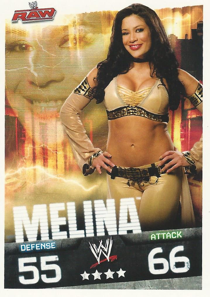 WWE Topps Slam Attax Evolution 2010 Trading Cards Melina US Variant