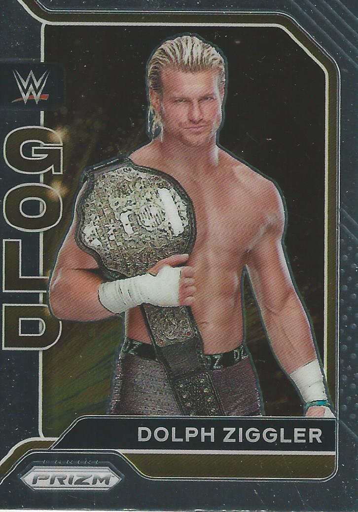 WWE Panini Prizm 2022 Trading Cards Gold Dolph Ziggler No.15
