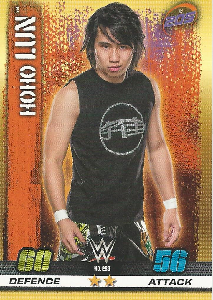 WWE Topps Slam Attax 10th Edition Trading Card 2017 Hoho Lun No.233