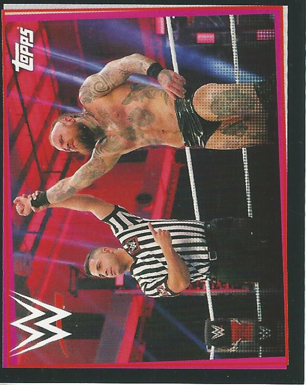 WWE Topps Road to Wrestlemania Stickers 2021 Aleister Black No.233