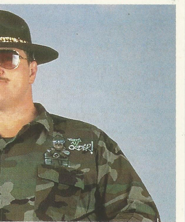 WWF Merlin Stickers 1992 Sgt Slaughter No.233