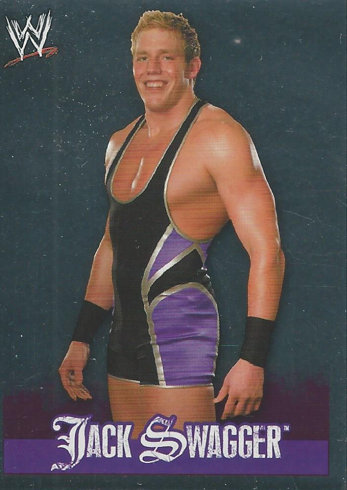 WWE Topps Rivals 2009 Stickers Jack Swagger Foil No.234
