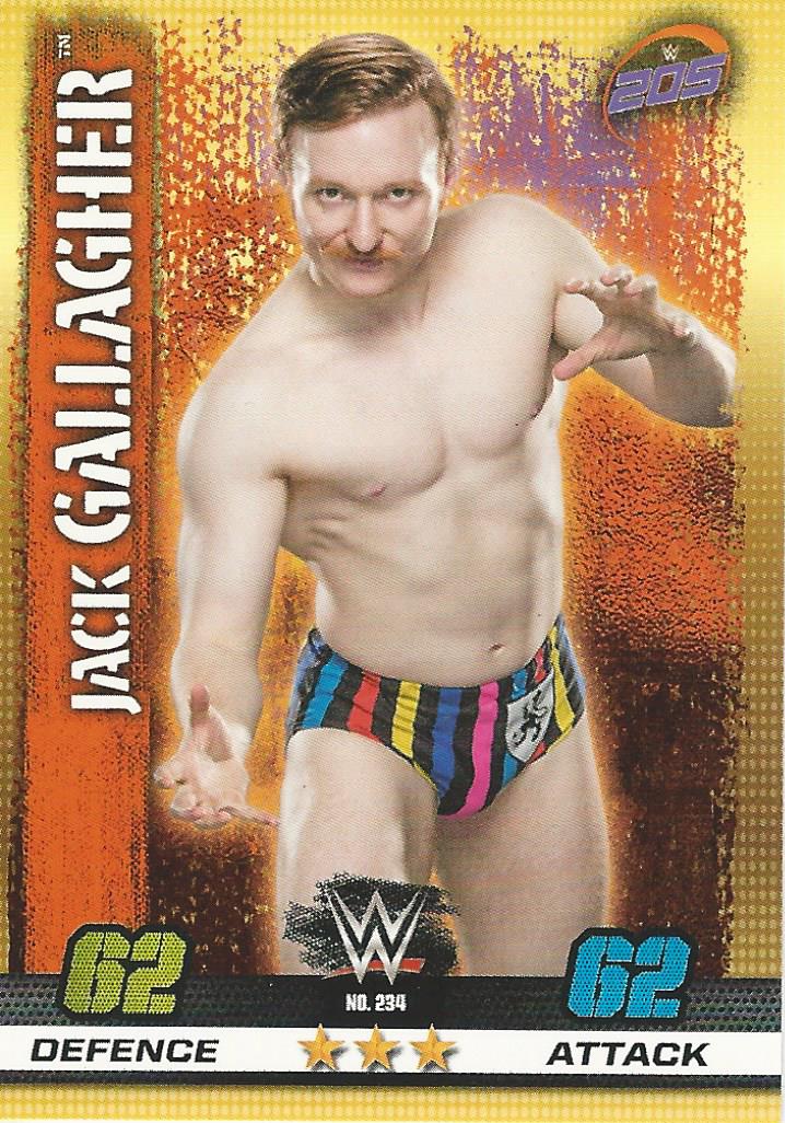 WWE Topps Slam Attax 10th Edition Trading Card 2017 Jack Gallagher No.234