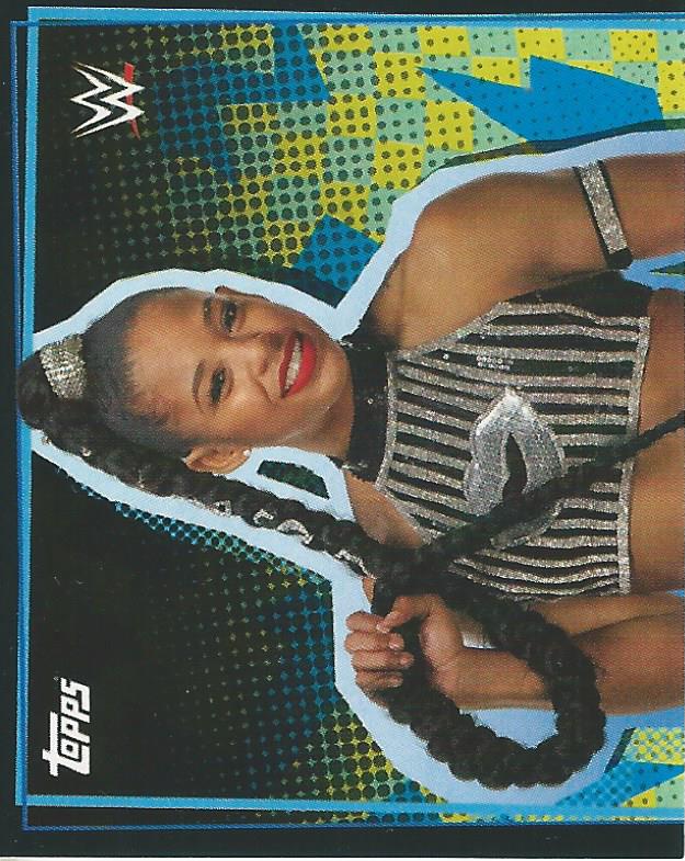 WWE Topps Road to Wrestlemania Stickers 2021 Bianca Belair No.234