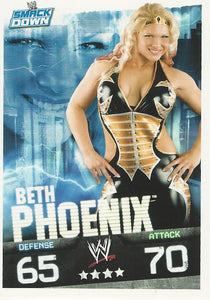 WWE Topps Slam Attax Evolution 2010 Trading Cards Beth Phoenix US Variant