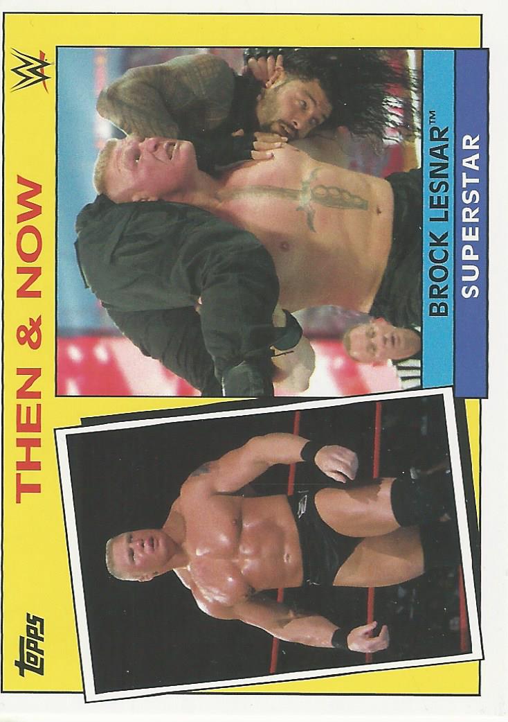 WWE Topps Heritage 2015 Trading Card Brock Lesnar 4 of 30