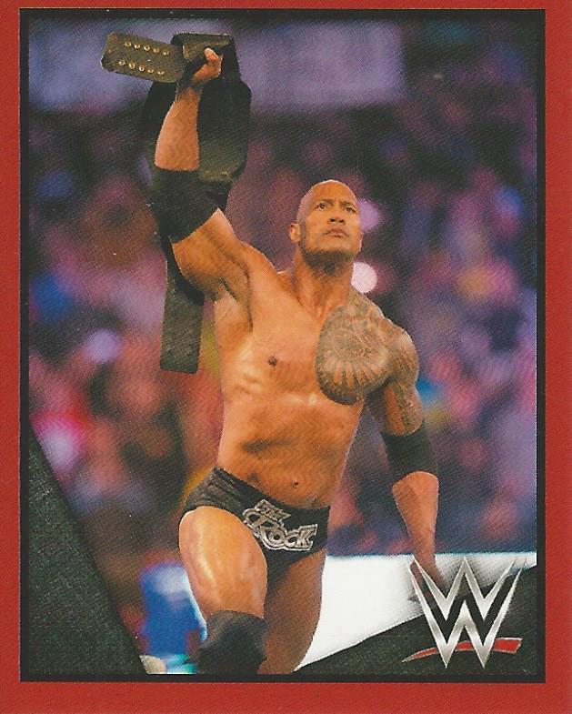 WWE Topps Then Now Forever 2016 Stickers The Rock No.234