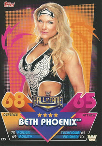 WWE Topps Slam Attax Reloaded 2020 Trading Card Beth Phoenix No.235