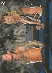 WWE Topps Then Now Forever 2016 Trading Cards Baron Corbin vs Dolph Ziggler No.15