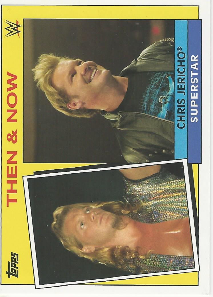 WWE Topps Heritage 2015 Trading Card Chris Jericho 5 of 30