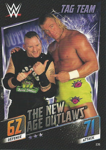 WWE Topps Slam Attax 2015 Then Now Forever Trading Card The New Age Outlaws No.235