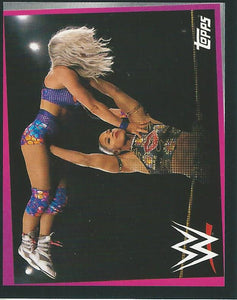 WWE Topps Road to Wrestlemania Stickers 2021 Bianca Belair No.236