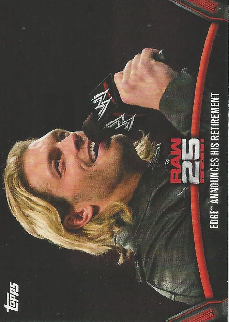 WWE Topps Then Now Forever 2018 Trading Cards Edge Raw-36