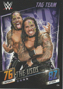 WWE Topps Slam Attax 2015 Then Now Forever Trading Card The Usos No.236