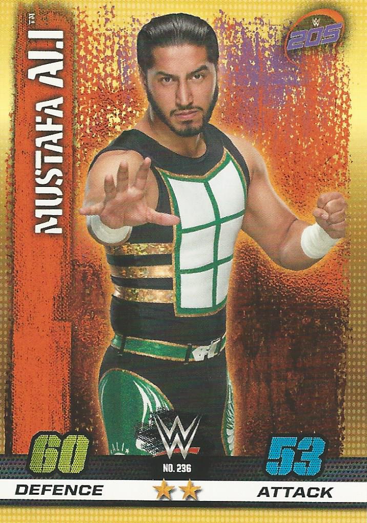 WWE Topps Slam Attax 10th Edition Trading Card 2017 Mustafa Ali No.236