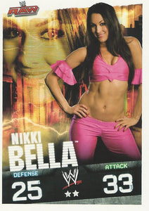 WWE Topps Slam Attax Evolution 2010 Trading Cards Nikki Bella US Variant