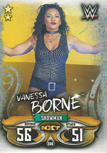 WWE Topps Slam Attax Live 2018 Trading Card Vanessa Borne NXT No.236