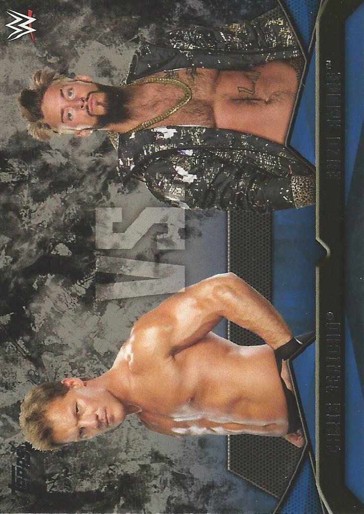WWE Topps Then Now Forever 2016 Trading Cards Chris Jericho vs Enzo Amore No.16