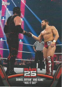 WWE Topps Then Now Forever 2018 Trading Cards Daniel Bryan and Kane Raw-37