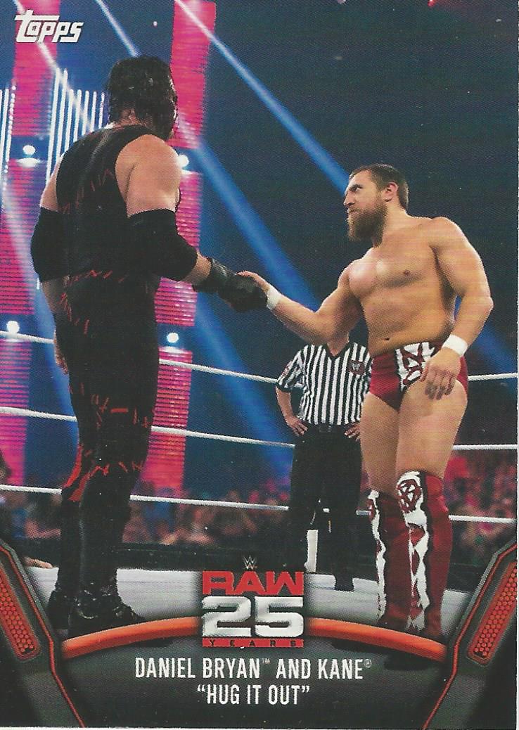 WWE Topps Then Now Forever 2018 Trading Cards Daniel Bryan and Kane Raw-37