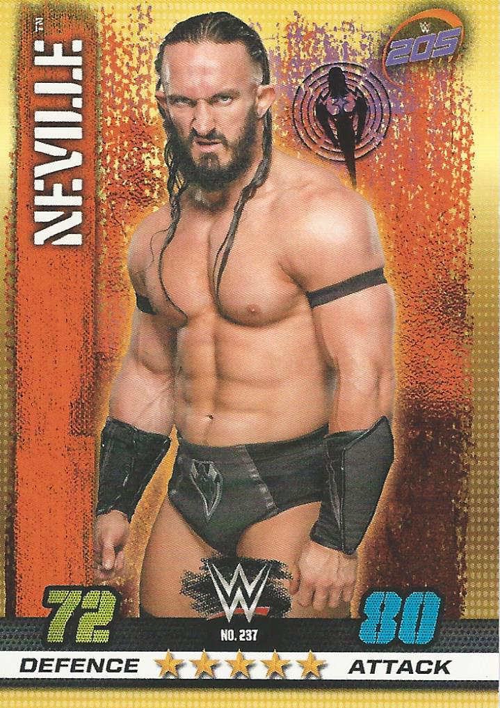 WWE Topps Slam Attax 10th Edition Trading Card 2017 Neville No.237