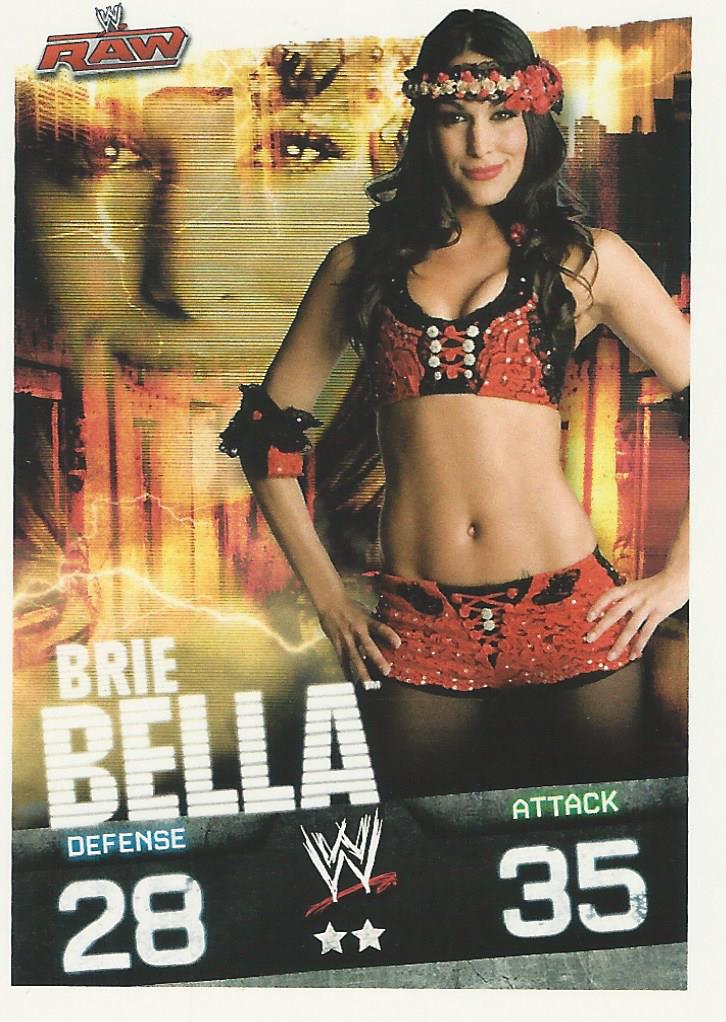 WWE Topps Slam Attax Evolution 2010 Trading Cards Brie Bella US Variant