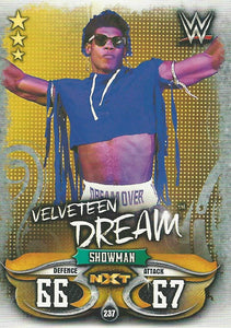 WWE Topps Slam Attax Live 2018 Trading Card Velveteen Dream NXT No.237