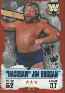 WWE Topps Slam Attax Takeover 2016 Trading Card Hacksaw Jim Duggan No.237