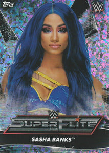 Topps WWE Superstars 2021 Trading Cards Sasha Banks SE13