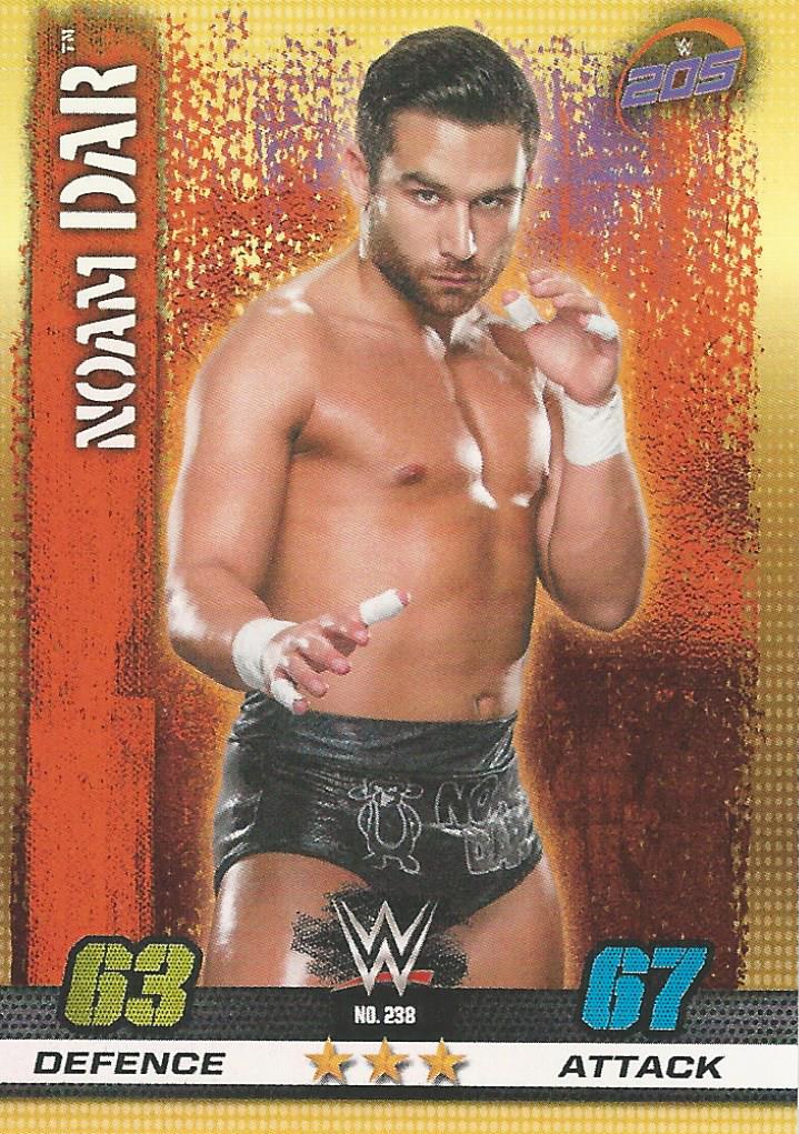 WWE Topps Slam Attax 10th Edition Trading Card 2017 Noam Dar No.238