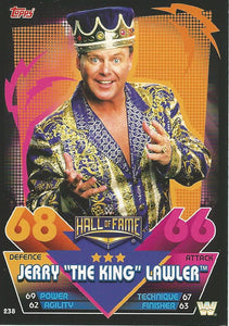 WWE Topps Slam Attax Reloaded 2020 Trading Card Jerry Lawler No.238