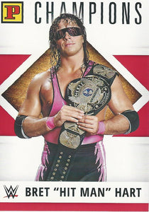 WWE Panini Debut Edition 2022 Trading Cards Bret Hart Red No.159