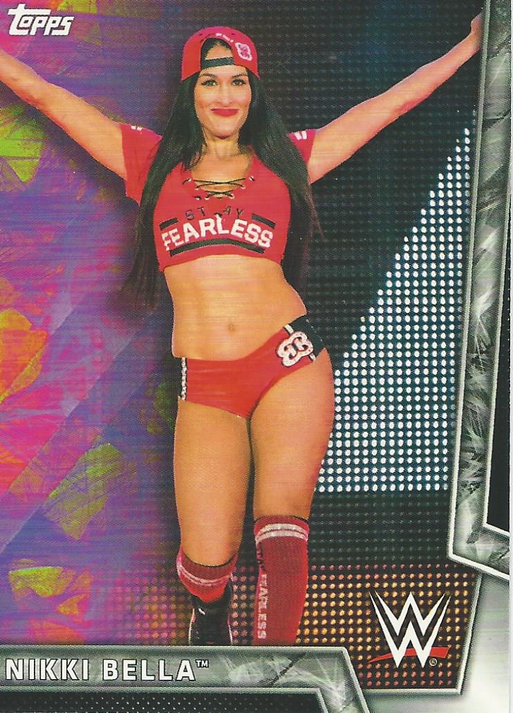 WWE Topps Women Division 2018 Trading Cards Nikki Bella No.23