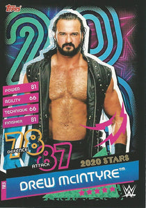 WWE Topps Slam Attax Reloaded 2020 Trading Card Drew McIntyre T23