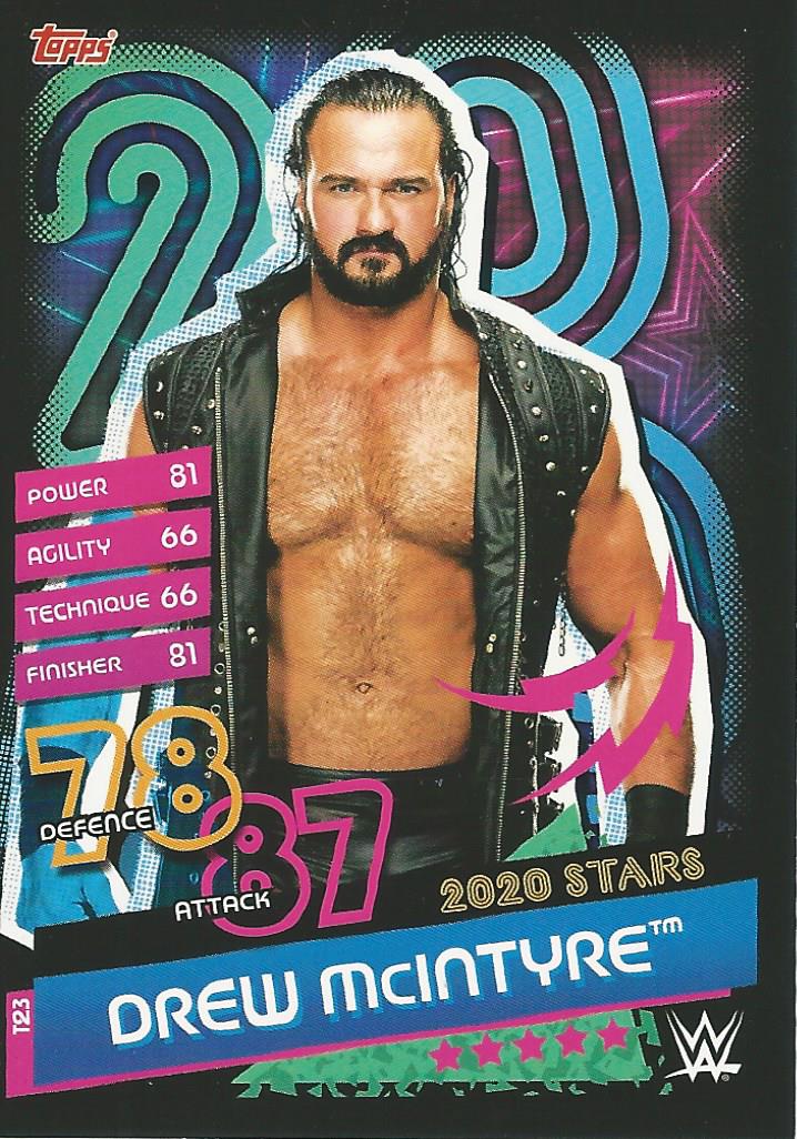 WWE Topps Slam Attax Reloaded 2020 Trading Card Drew McIntyre T23