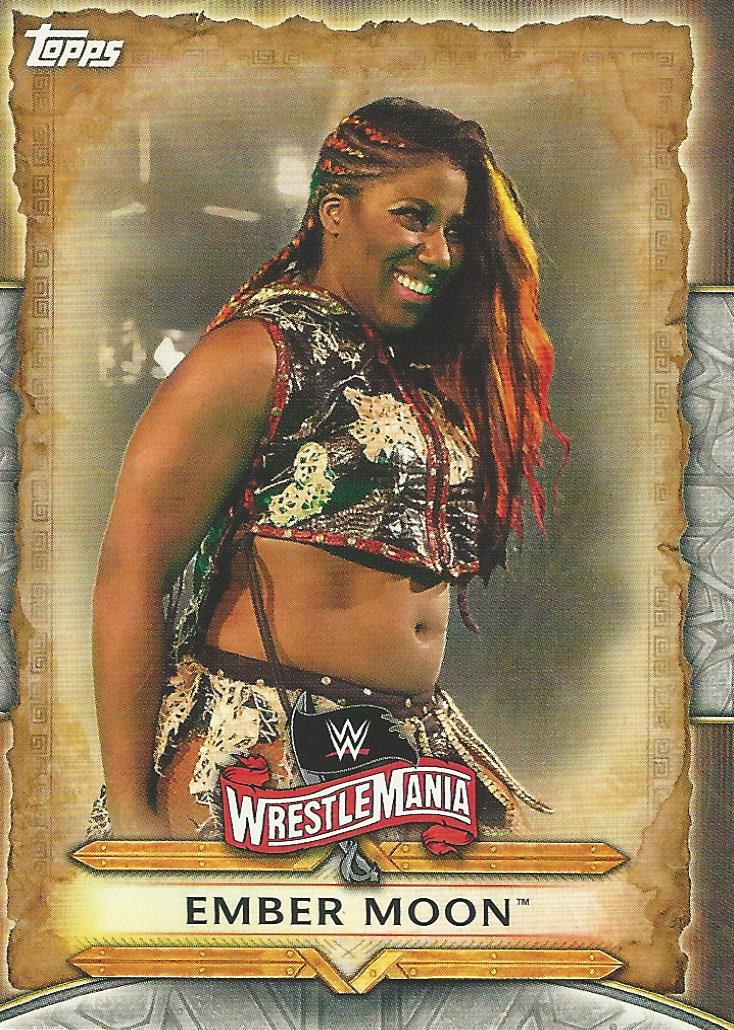 WWE Topps Road to Wrestlemania 2020 Trading Cards Ember Moon WM-23